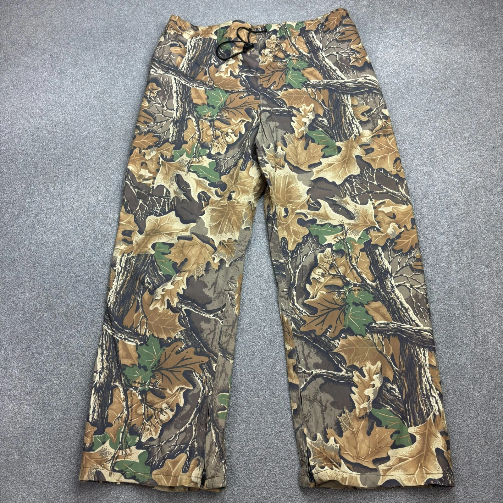 Realtree Trousers Adult X Large Brown Camo Carpenter Waterproof Workwear Men