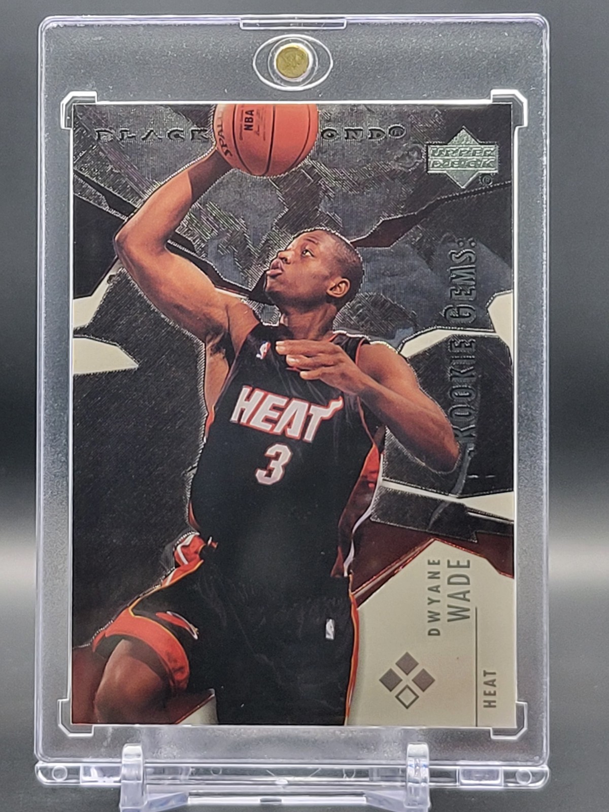 Dwayne Wade 2003 Rookie Upper Deck Black Diamond Rookie Gems #148 RC