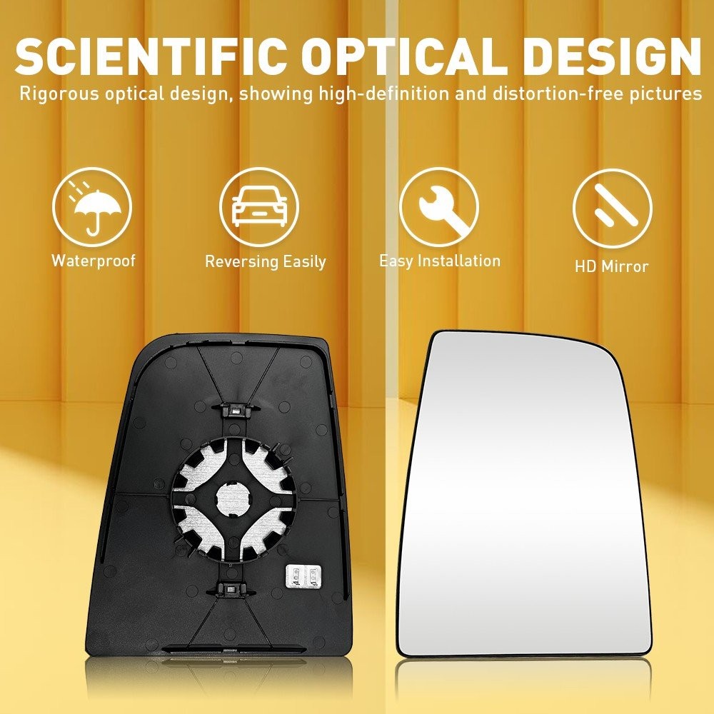 for Ford Transit Van 150 250 350 Mirror Glass Upper Passenger Side Right RH New thumbnail 2