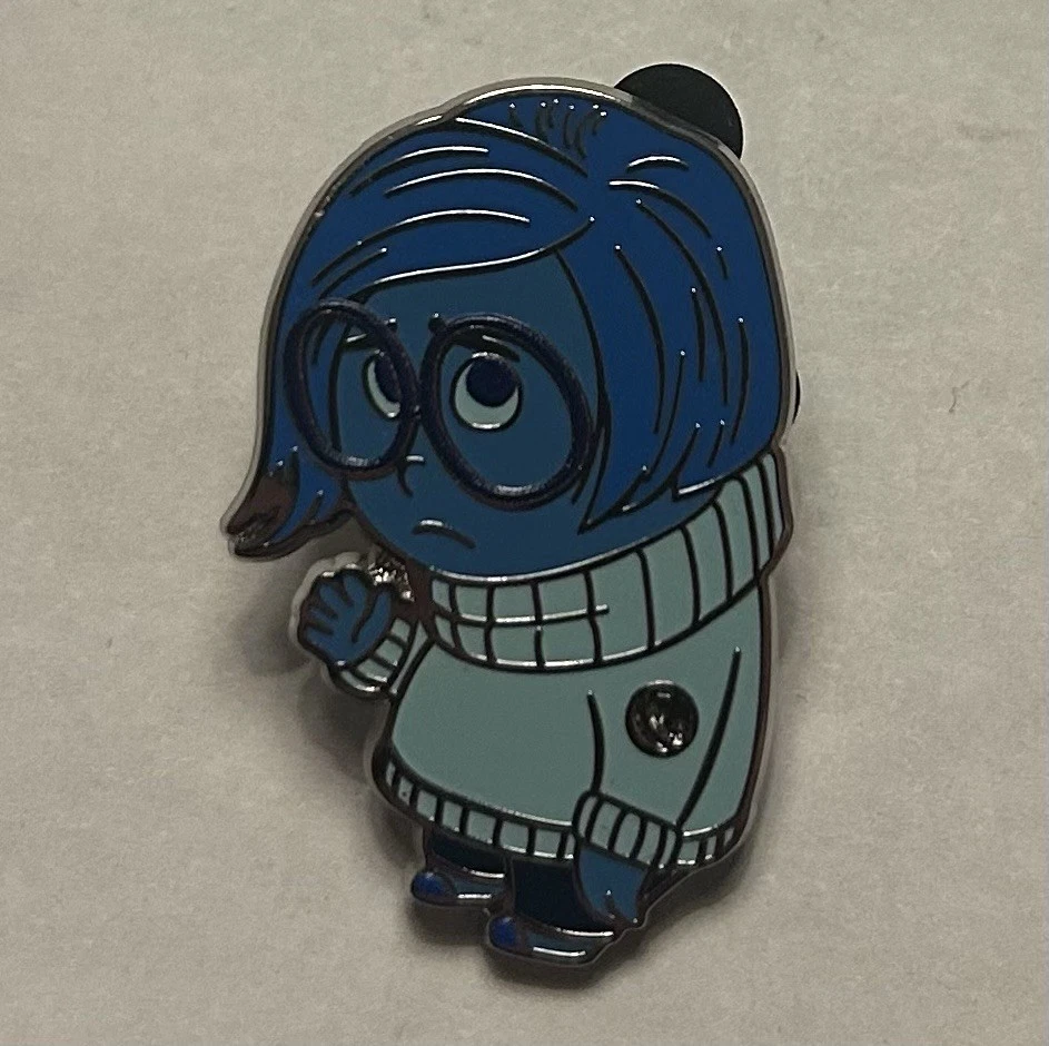Disney World - Sadness Inside Out - Blue Color Story - Hidden Mickey 2025 Pin