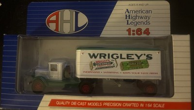 AHL American Highway Legends Wrigley's Model BM Mack Truck Trailer 1:64 NEW
