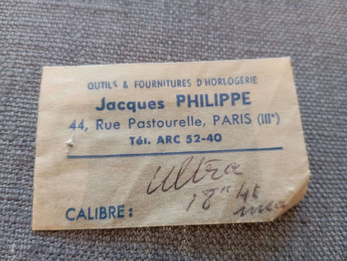 Axe De Balancier Pour Montre Cattin 66 - Pièce Détachée Acier - France