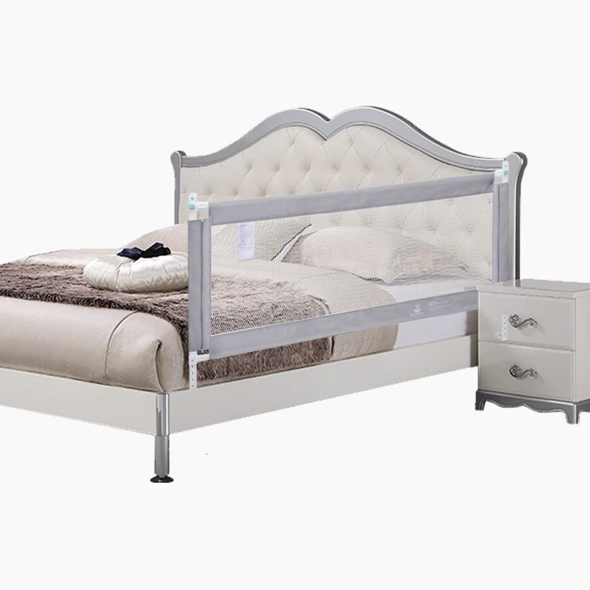 Bed Rails for Toddlers 180cm Bed Guard for Double/Single Bed Safety Rail for