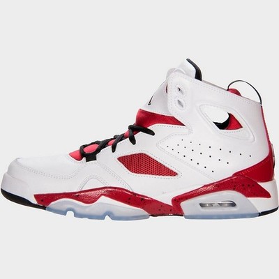 NIB Men Nike Jordan Flight Club 91 White Gym Red Black 555475-101
