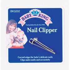 Baby King Nail Clipper 1 Count Pack of 1 , Silver