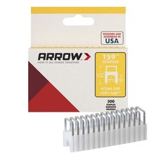 Arrow 591168 Genuine T59 Steel 1/4inch By 1/4 Crown Width Insulated Staples For