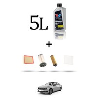 Hoffcar Set Service 4 Filter Und 6L ÖL FüR VW Passat(3G2,3G5) 2.0 Tdi 90Kw Ab