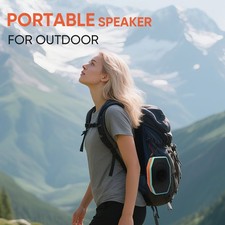 THROLX Bluetooth Speaker, Compact & Portable Speaker for Hiking, Green 3
