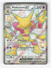 Alakazam ex Holo Shiny Ultra Rare SV: Paldean Fates 215/091 NM on eBay