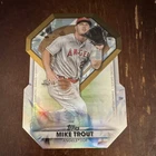 Topps 2022 Series 1 Diamond Greats Die-Cut Mike Trout Angels DGDC-1 Card