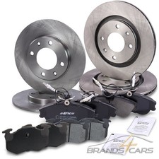 ATEC BREMSSCHEIBEN+BREMSBELÄGE BREMSKLÖTZE VORN+HI FÜR PEUGEOT 306 1.8 2.0 94-02