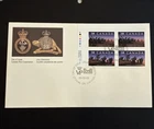 Canada 1250ii UL Inscription Block FDC - 1989 Canadian Infantry Regiments