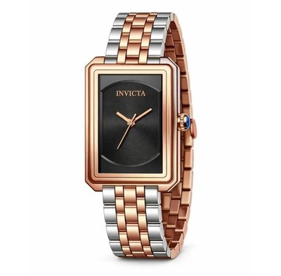 Invicta Wildflower Princess Rectangular Rose Gold Two tone 69320 New!! 