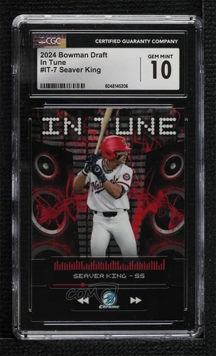 2024 Bowman Draft In Tune Seaver King #IT-7 CGC 10 Gem Mint