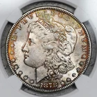1878-P 7TF Morgan Dollar NGC MS63 Color! #3EFJ