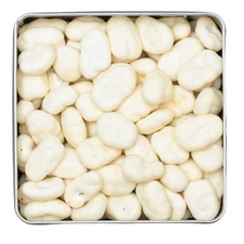 White Chocolate Covered Pecan Halves, Candied Pecans Gift Tin, Gourmet Snack,