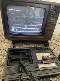 Colecovision Bundle Lot with 32 Coleco Games + Expansion w 12 Atari Games Tested