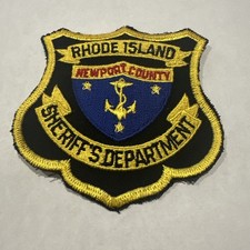 Newport County Rhode Island Sheriffs Department Police Patch