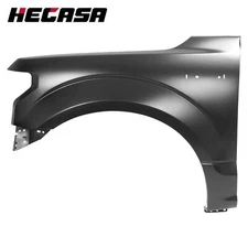 For Ford F150 F-150 Pickup 2015-2020 Front Left Steel Fender Driver Side Black