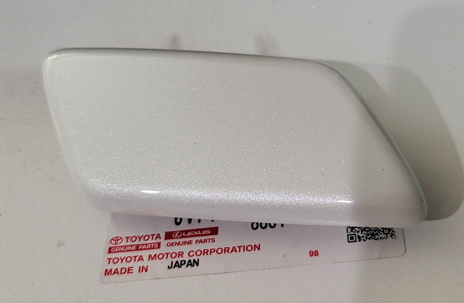 2123 NEW LEXUS GX460 WASHER NOZZLE CAP COVER HEADLIGHT RIGHT WHITE PEARL CS 077 eBay