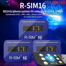 Upgrade RSIM 16 Nano Unlock Card for iPhone 13 Pro 12 Pro Max X XS Max 8 iOS15