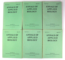 Annals Of Applied Biology Vol. 73 74 75 Janua...