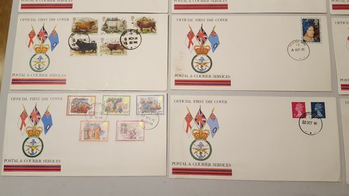 (Lotto 356k) Servizi Postali e Corriere - 9 Copertine Primo Giorno - Foto 3 di 5