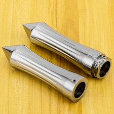 Handlebar Grips For Harley Road King Softail Suzuki 1" Motorcycle Handle Bar US