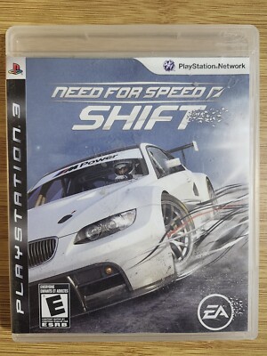 Need for Speed: Shift (PlayStation 3 PS3, 2009) CIB w/ Manual, Tested, LIKE NEW