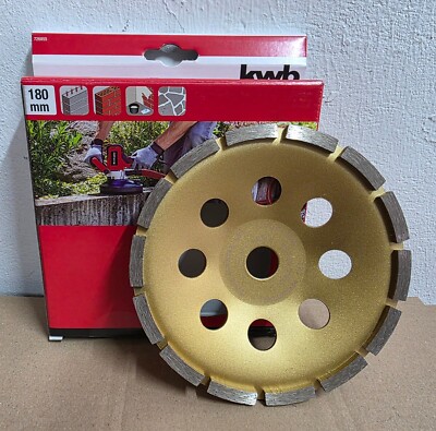 KWB Diamantschleiftopf Ø 180 x 22,23mm Betonschleifer für Einhell TE-DW 180