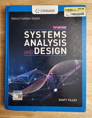 Mindtap Course List Ser.: Systems Analysis and Design by Scott Tilley (2019,...