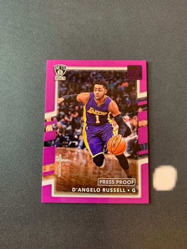 2017 Panini Donruss Basketball Press Proof Purple D'Angelo Russell #11