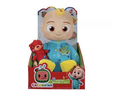 Cocomelon Roto JJ Doll Bedtime Soft 10'' Singing Plush Toy YouTube NEW FAST SHIP