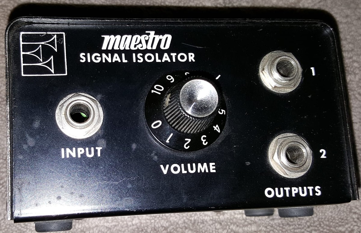 Vintage Maestro Signal Isolator Model SI-G1 Dual Stereo Master  