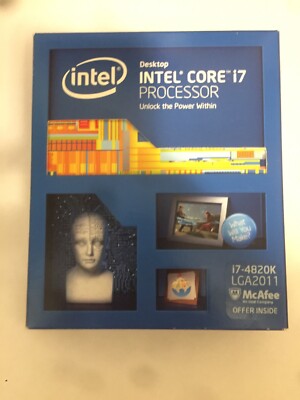 Intel i7-4820K FCLGA2011 3.70 GHz 64 bit Processor 10MB Cache 