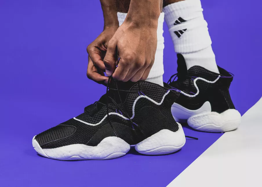 adidas CQ0991 Crazy Boost You Wear (BYW) Lvl 1 Mens Shoe -  Black/White/Purple –