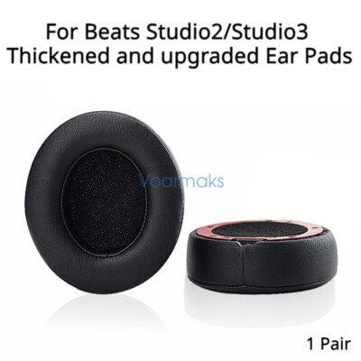 Replacement Thickened Ear Pads for Beats Studio2/Studio3 Headphone