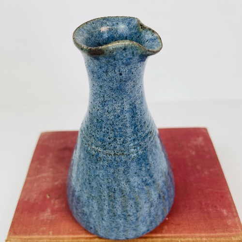 Vintage Helen Engisch @Throwers Arms Pottery Australian Blue Vase Signed to Base - Picture 5 of 13