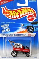 Hot Wheels 1996 First Editions Red Radio Flyer Wagon 1:64 Scale Die Cast Coll... on sale Hot Wheels 1996 First Editions Red Radio Flyer Wagon 1:64 Scale Die Cast Coll... on sale