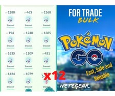 🔥 Pokémon Go BULK Hisuian Sneasel x 12 For TRADE || #1 PoGo Trader 🔥