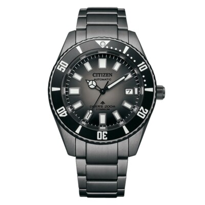 CITIZEN PROMASTER MARINE NB6025-59H Black Titanium Men's Watch New in Box