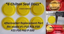 "6 NEW CHILTON SEAL DISCS" Sears Craftsman Gas Cans P10 P15 P20 P25 P50 P60 P500