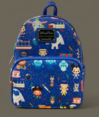 Loungefly Blue Mini Backpack and Wallet Set Loungefly x Disney Mickey & Friends Forward Backward Mini  main image 4