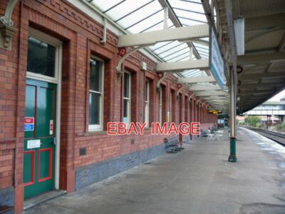 PHOTO  PLATFORM 1 LLANDUDNO JUNCTION RAILWAY STATION THE CURRENT STATION DATES F