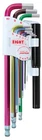 Eight Tool TLC-S9NP Taper Head Hex Key Set of 9 Pcs. Includes Cheater Bar