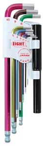 Huit outils TLC-S9NP Jeu de touches hexagonales de la tête de bande 9 Pcs. Inclut la barre de chauffage