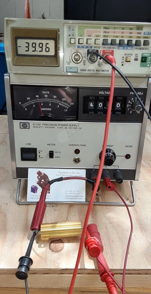 HP6115A Precision Lab Power supply 0-100VDC Imax=0.8A 10mV resolution Low noise - Image 3 of 4