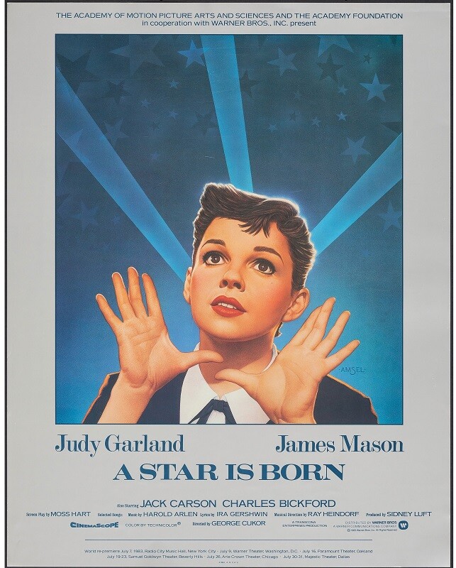 A STAR IS BORN Radio City Music Hall Poster - JUDY GARLAND