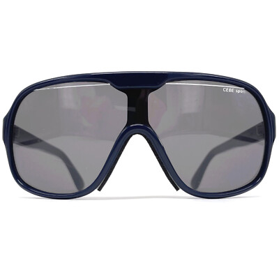 Vintage CEBE 1903 ''SPORT'' sunglasses - France 90's - Large - Wrap around - Blue