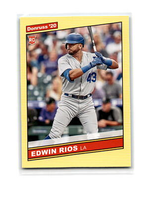 2020 Donruss #249 Edwin Rios Yellow | eBay